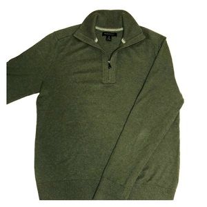 Banana Republic cotton/cashmere half-zip Sweater